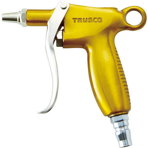 TRUSCO カラーエアダスター イエロー 引金式 プラグタイプ 標準ノズル_