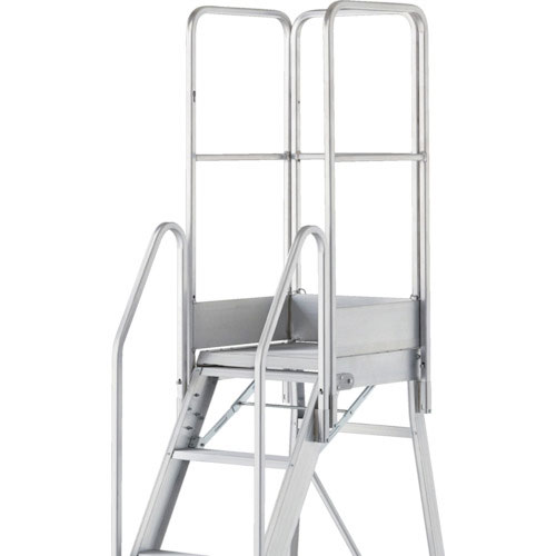 TRUSCO 踏み台TDAD用フルセット手すり 高さ1100mm 本体高さ0.90m~1.80m用_