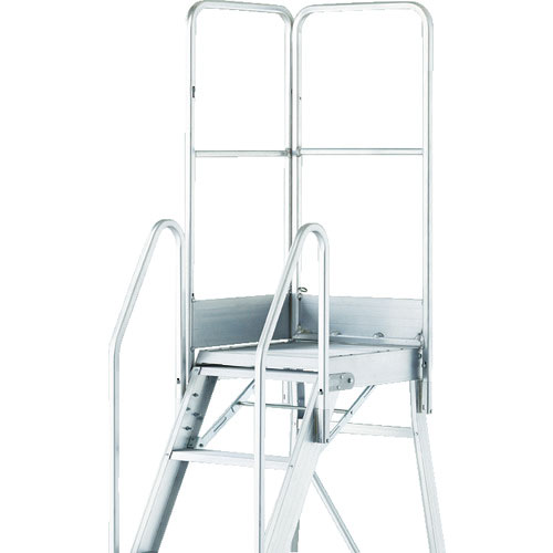 TRUSCO 踏み台TDAD用片側開口手すり 高さ1100mm_