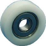TRUSCO 樹脂ベアリング Eシリーズ フラットタイプ軸穴 外径30mm_