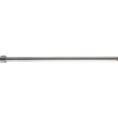 TRUSCO 精密ストレートエジェクタピン 軸径6mm 全長100mm ツバ厚4mm_