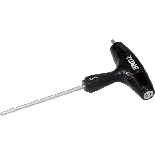 TONE 六角棒レンチ(T形) グリップヘキサゴンレンチ 対辺寸法3mm 全長134mm_