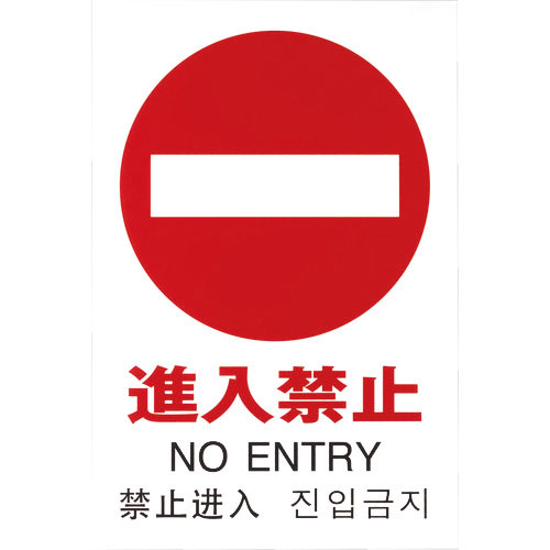 光 多国語ピクトサイン 進入禁止_