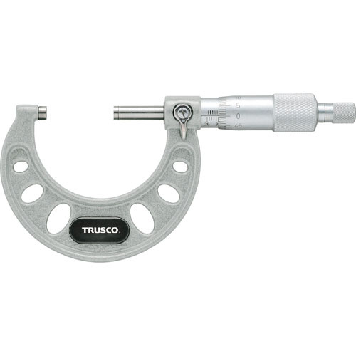 ＴＲＵＳＣＯ　標準外側マイクロメータ　測定範囲２５～５０ｍｍ＿
