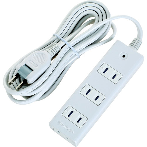 TRUSCO 電源タップ 2P4個口 5M マグネット付_