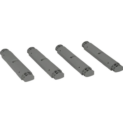 ＴＲＵＳＣＯ　プラ棚用　脚のみ４本セット　高さ３７２ｍｍ用　アーセナルグレー＿