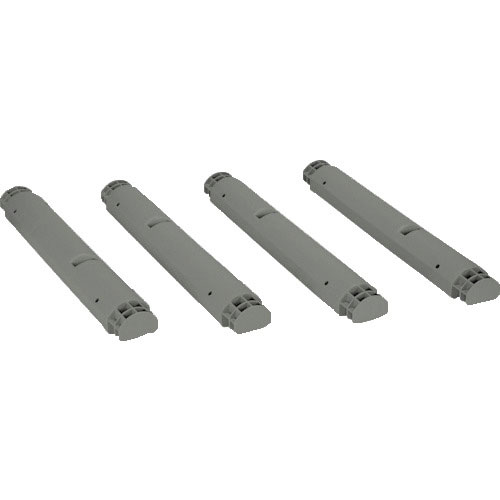 ＴＲＵＳＣＯ　プラ棚用　脚のみ４本セット　高さ５１５ｍｍ用　アーセナルグレー＿
