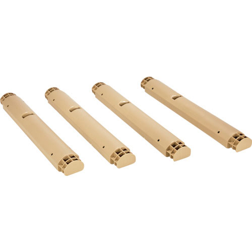 ＴＲＵＳＣＯ　プラ棚用　脚のみ４本セット　高さ５１５ｍｍ用　ライトサンド＿