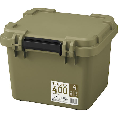 IRIS 297256 TRAILBOX 400 カーキ_