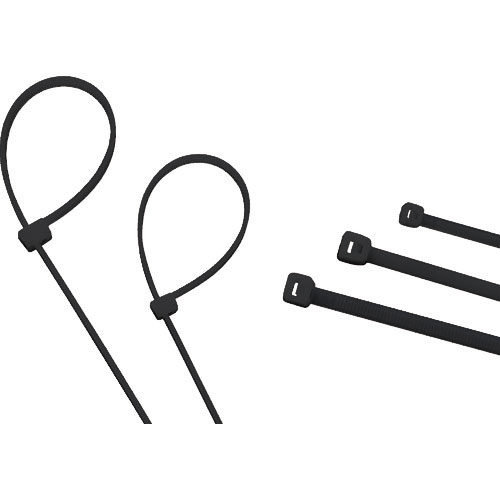 ＴＲＵＳＣＯ　ケーブルタイ　幅４．８ｍｍＸ２５０ｍｍ　最大結束Φ６０　耐候性　１００本入＿