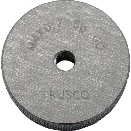 ＴＲＵＳＣＯ　ねじ用リングゲージ　通り　６ｇ　Ｍ６×１．０＿