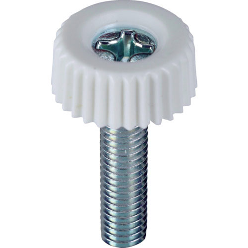 TRUSCO 十字穴付化粧ビス M6×25 白(10個入)_