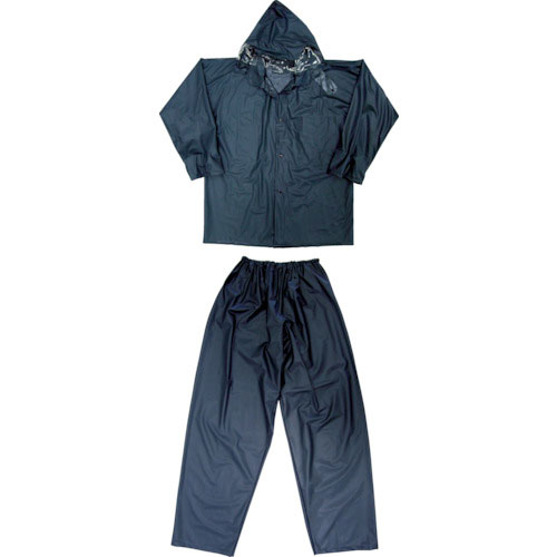 TRUSCO レインスーツ 4Lサイズ ネイビー_