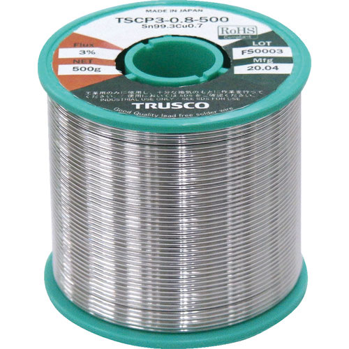 TRUSCO 低コスト鉛フリーはんだ(やに入り) 500G1.6_