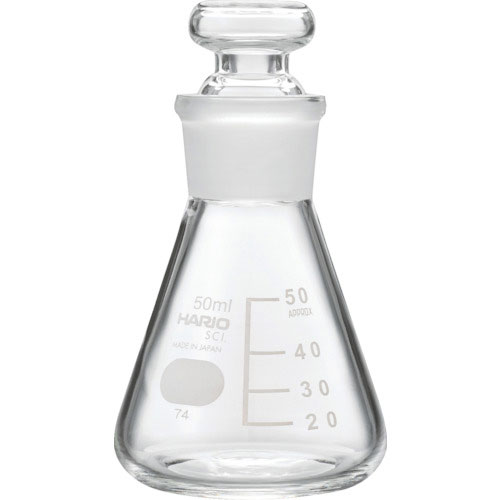 ＨＡＲＩＯ　共栓三角フラスコ５０ｍｌ（ＴＳ２２）＿
