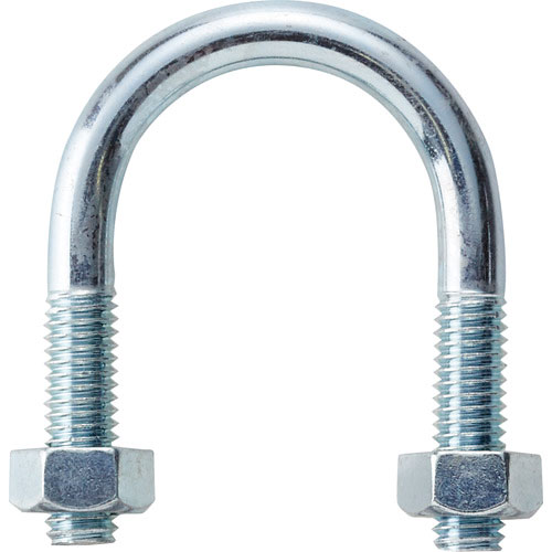 TRUSCO SGP用Uボルト 三価ユニクロ 呼び径15A ねじ径M6_