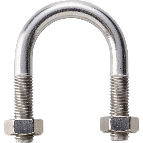 TRUSCO SGP用Uボルト SUS304 呼び径25A ねじ径M10_