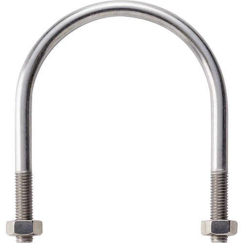 TRUSCO SGP用Uボルト SUS304 呼び径80A ねじ径M10_