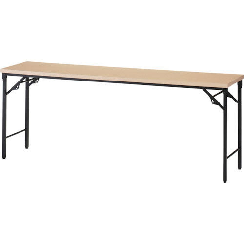 ＴＲＵＳＣＯ　折りたたみ会議テーブル　９００Ｘ４５０ＸＨ７００　棚板なし　ナチュラル＿