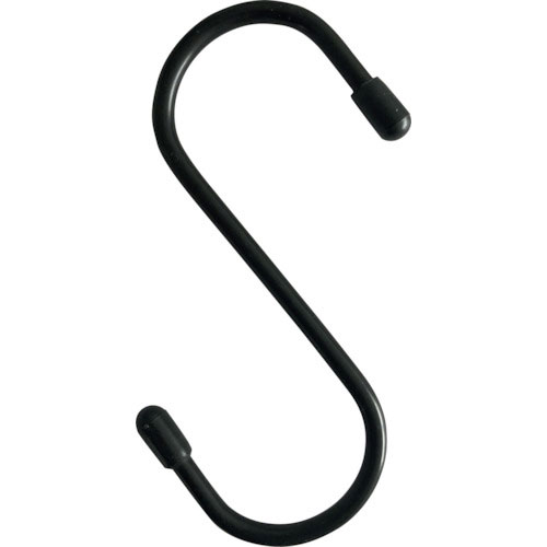 ＴＲＵＳＣＯ　まとめ買い　スチールＳフック　１００ｍｍ　黒　１５０個＿