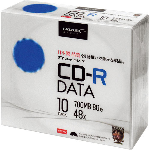 ハイディスク　ＣＤ－Ｒ　１０枚スリムケース入り＿