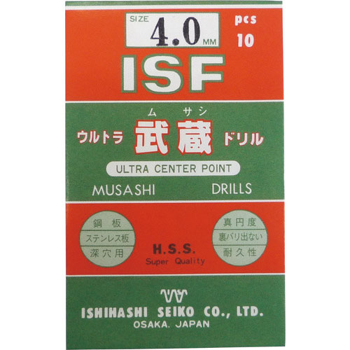 ISF ウルトラムサシドリル 4.0mm_