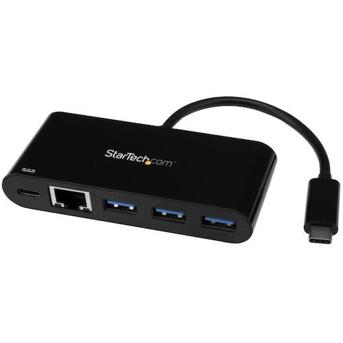 スターテック　ＬＡＮアダプター／ＵＳＢ－Ｃ／１ｘ　ＲＪ４５／１０／１００／１０００　Ｍｂｐｓ／３ｘＵ＿