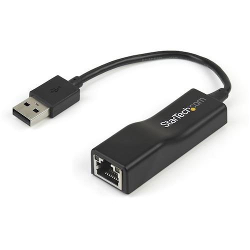 スターテック　ＬＡＮアダプター／ＵＳＢ　２．０／１ｘ　ＲＪ４５／１０Ｍｂｐｓ／１００Ｍｂｐｓ／ブラッ＿