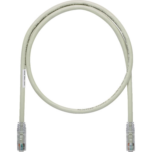 パンドウイット カテゴリ6細径パッチコード 2m グレー UTP28SP2MGY_