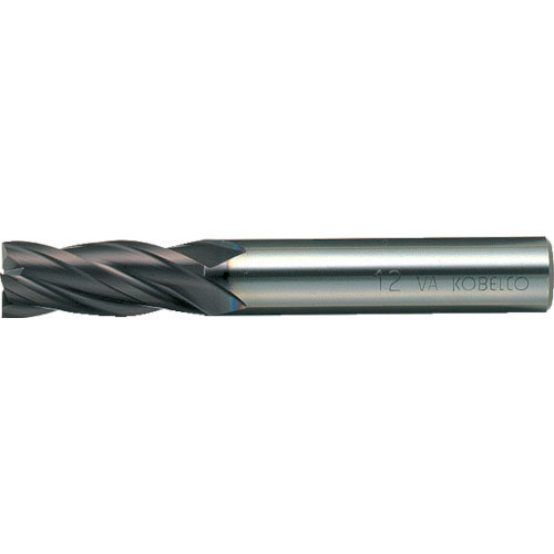 三菱K 4枚刃バイオレット ハイススクエアエンドミルミディアム刃長(M)8mm_