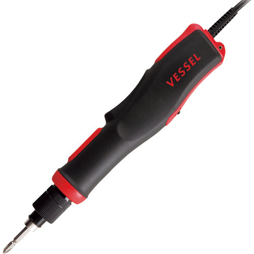 ベッセル 電動ドライバー(高速タイプ) VE-5000PS プッシュ式 出力トルク:0.6~2.5N_