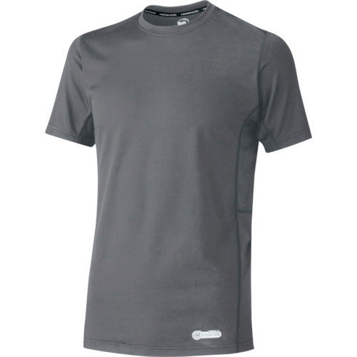 ミドリ安全 ベルデクセル 男女共用 半袖クールコアTシャツ VEC11上 グレー L_