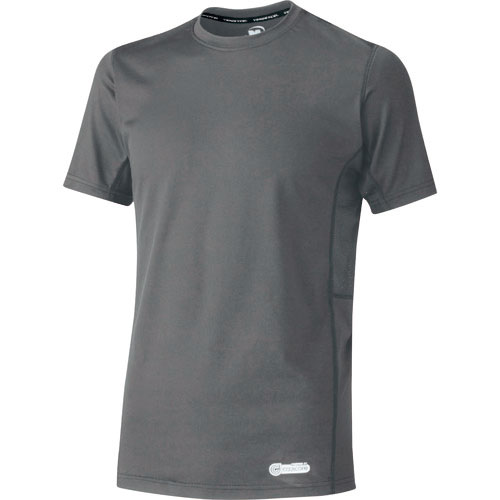 ミドリ安全 ベルデクセル 男女共用 半袖クールコアTシャツ VEC11上 グレー M_