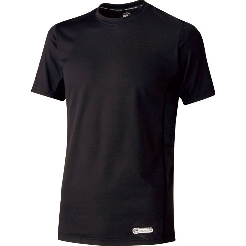 ミドリ安全 ベルデクセル 男女共用 半袖クールコアTシャツ VEC19上 ブラック M_