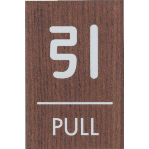 光 ウッドライクマットサイン角型引くPULL_