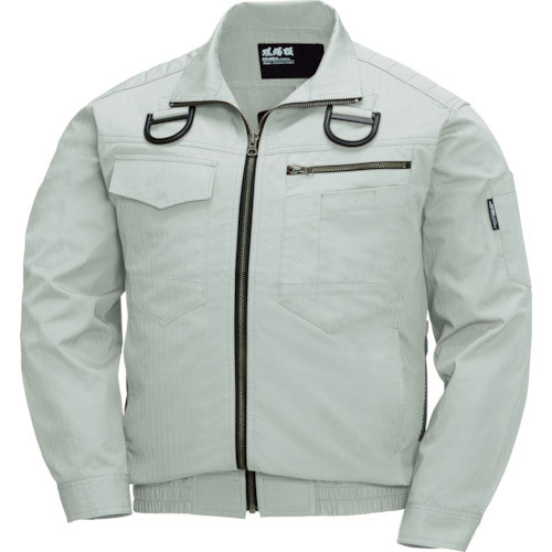 ジーベック 綿薄手現場服ヘリンボンフルハーネス仕様空調服XE98102-39-LL_