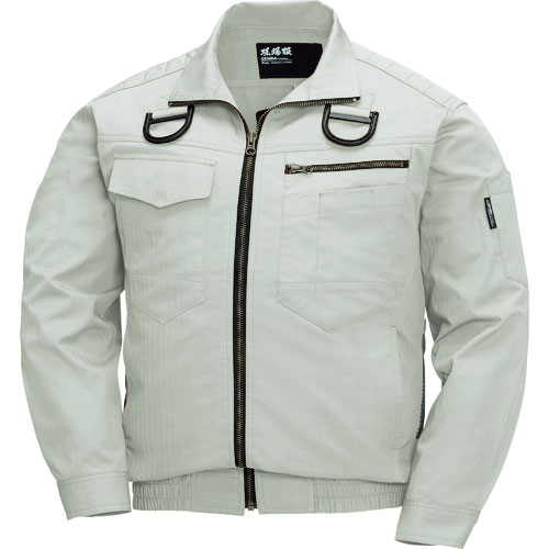 ジーベック 綿薄手現場服ヘリンボンフルハーネス仕様空調服XE98102-39-S_