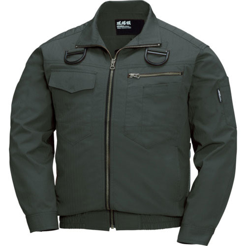 ジーベック 綿薄手現場服ヘリンボンフルハーネス仕様空調服XE98102-62-3L_