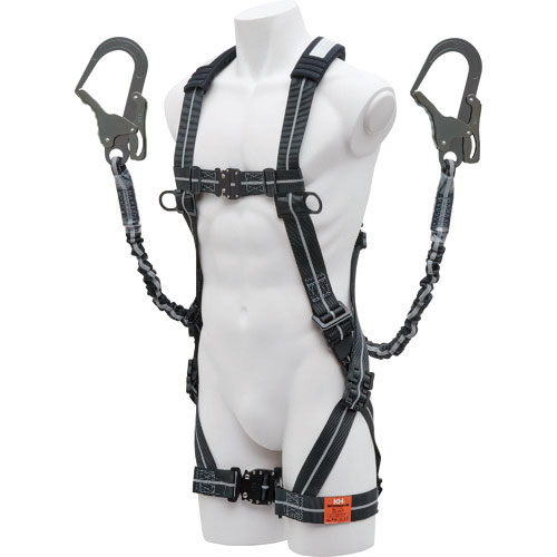 新規格適合品KH ハーネスセット(ハーネスX型+ダブル蛇腹ランヤード)