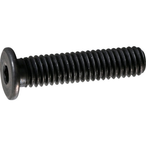 TRUSCO 超低頭キャップボルト スチール黒染め M4×16 10本入 /六角穴付ボルト(CAP)_