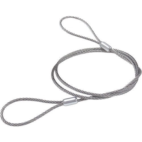 ニッサチェイン ステンレスカットワイヤー アルミカシメ 3.0X520mm (1本=1PK)_