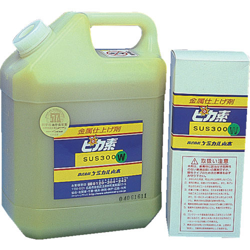 ケミカル山本 焼け取り剤 ピカ素 #SUS300W 緑色 ペースト状 1L_