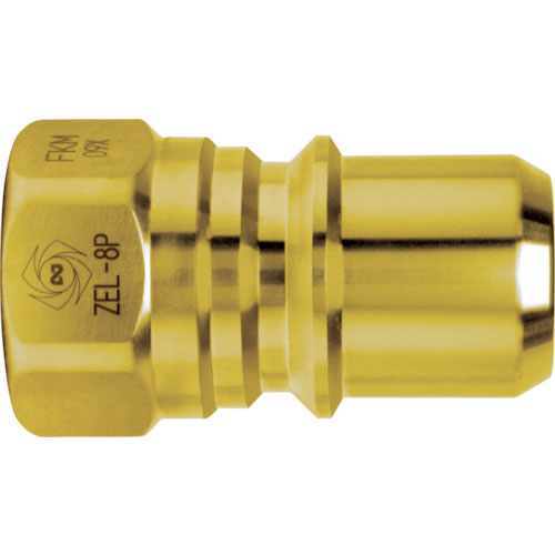 日東　ゼロスピルカプラ　真ちゅう製　ニトリルゴムＮＢＲ（ＳＧ）相手側取付サイズＲ３／８（４２８３０）＿