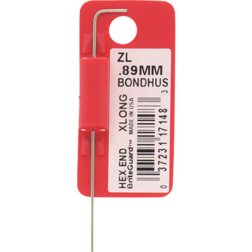 ボンダス　六角Ｌ－レンチ　エクストラロング　０．８９ｍｍ＿