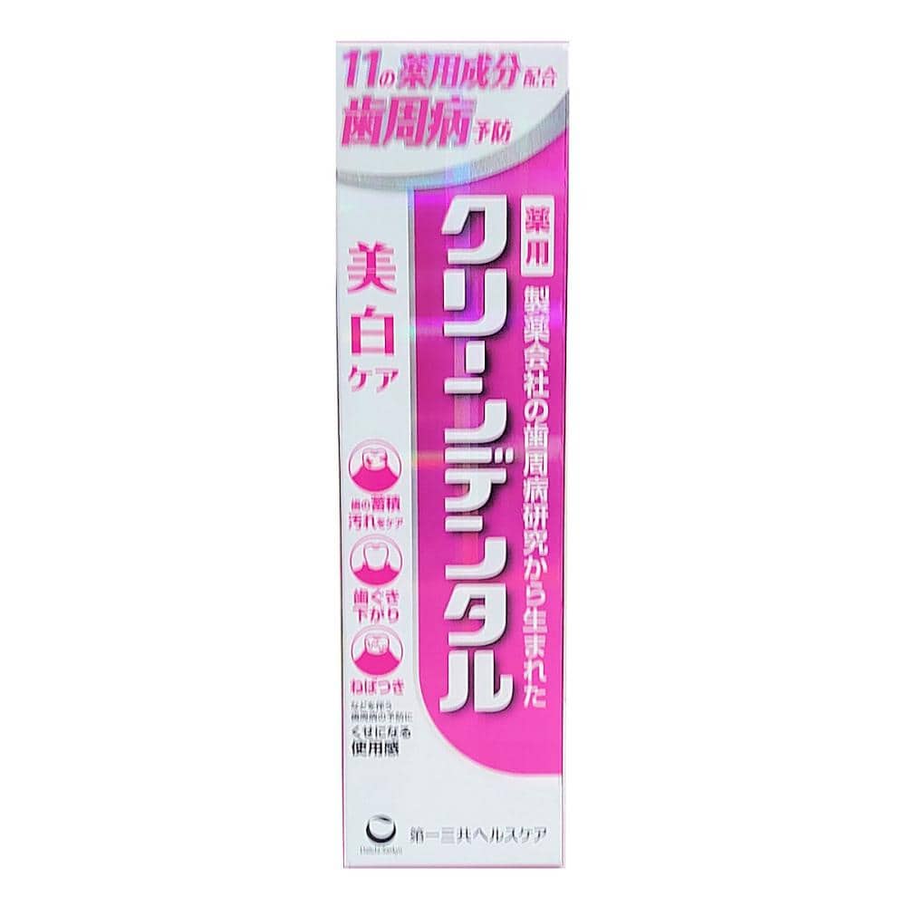 第一三共 クリーンデンタル 美白ケア 100g