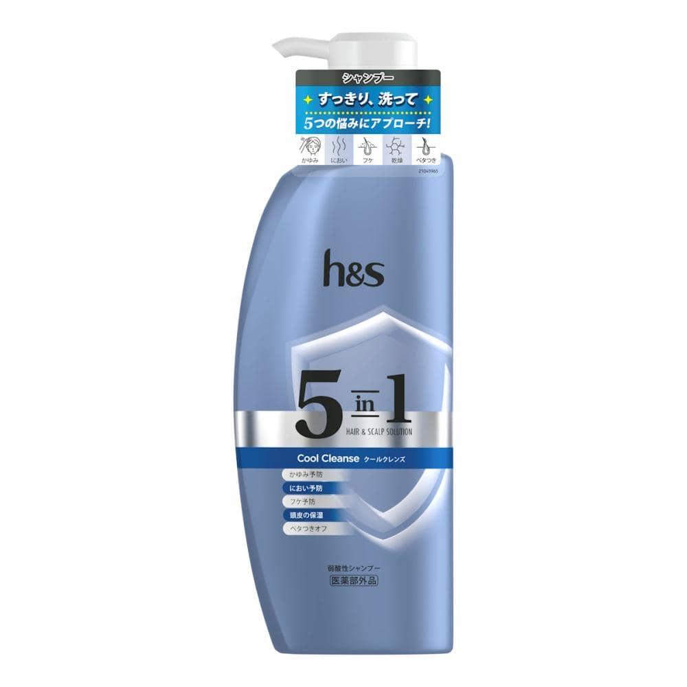 P&G h&s 5in1 クールクレンズシャンプー 本体 340g