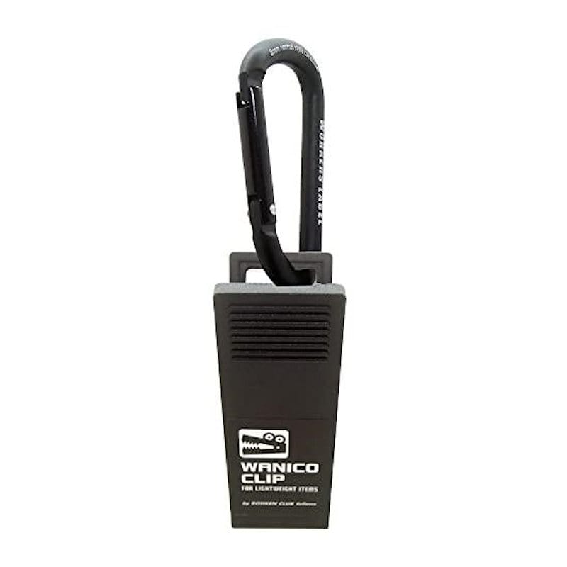 中林製作所 カラビナ付きクリップホルダー ブラック NPT-14