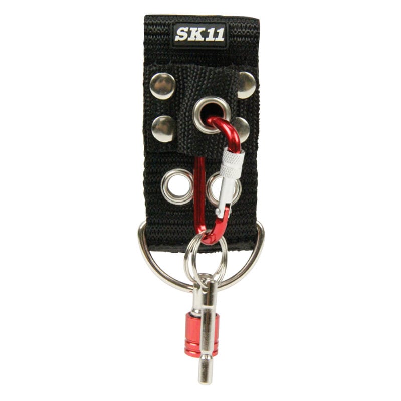 藤原産業 SK11 クイックホルダーセットベルト通し付 赤 SQHBE-SETR
