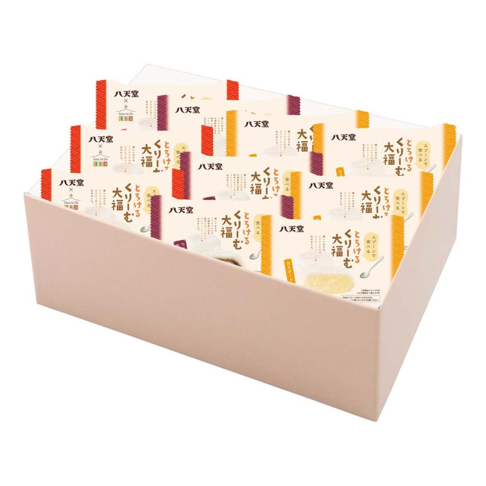 【母の日ギフト】「八天堂」とろけるくりーむ大福ＤＡ０１７【注文期限５月１日】