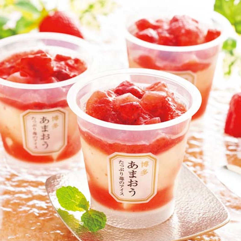【父の日】博多あまおう　たっぷり苺のアイス　ＡＨ－ＴＰ６Ｗ【注文締切６／９】